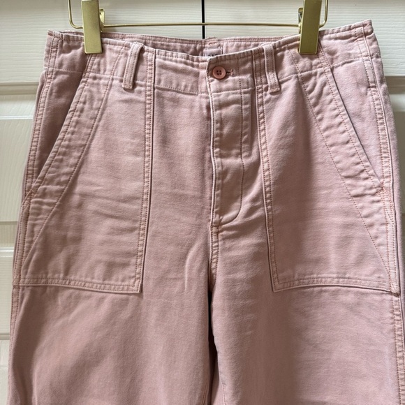 GAP High Rise Straight Crop Wide leg button fly pants Women’s size 6 - Picture 3 of 13